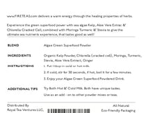 Load image into Gallery viewer, FIRE TEAS Seaweed &amp; Algae Turmeric Superfood Blend - Made in The USA