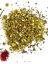 Load image into Gallery viewer, FIRE TEAS Organic Mullein Leaf Herbal Tea w/ Ginger &amp; Saffron - Respiratory &amp; Lung Cleanse Herbal Tea, Mucous Membranes Support, Anti Inflammatory, Loose Leaf, Made in the USA